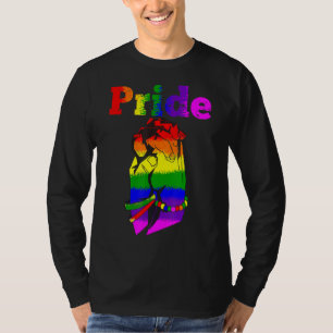 Liebe des Monats Monat Liebe Regenbogenflagge T-Shirt