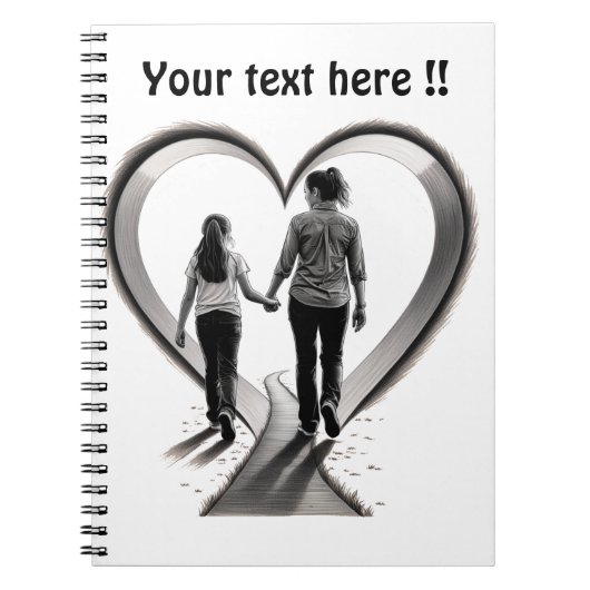 Liebe des Muttertages Notizblock (Vorderseite)