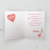 Liebe des Muttertages von deinem deutschen Schäfer Karte (Innenseite)