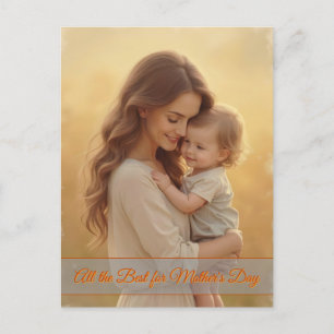 Liebe des Muttertags - Ein Augenblick reiner Freud Feiertagspostkarte