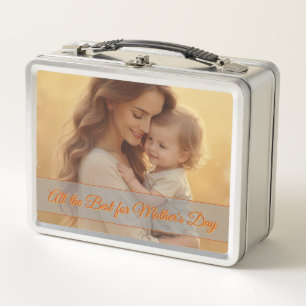 Liebe des Muttertags - Ein Augenblick reiner Freud Metall Brotdose