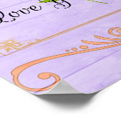 Liebe des Muttertags Sie Mama Poster (Ecke)