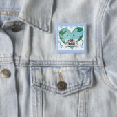 Liebe des niedlichen Earth Day Button (Beispiel)