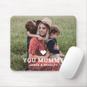 Liebe des niedlichen Herzens Sie Mama Mother Day F Mousepad (Mit Mouse)