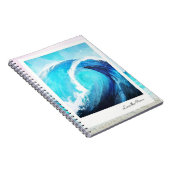 Liebe des Ocean Spiral Foto Notebook Notizblock (Rechte Seite)