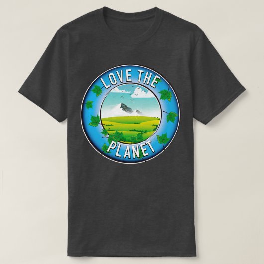 Liebe des Planeten T-Shirt (Design vorne)