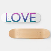 Liebe des Regenbogens Skateboard (Horizontal)