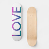 Liebe des Regenbogens Skateboard (Vorderseite)