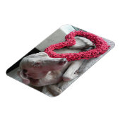 Liebe des Regens - Hund - Weimaraner Magnet (Linke Seite)