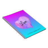 Liebe des rosa und blauen Wassers Notizblock (Rechte Seite)