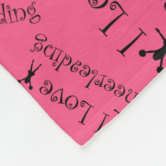 Liebe des Rosas I cheerleading Fleecedecke (Ecke)