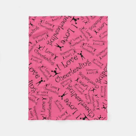Liebe des Rosas I cheerleading Fleecedecke (Vorderseite)