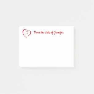 Liebe des Roten Herzens - Hochzeit, Verlobung, Val Post-it Klebezettel