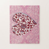 Liebe des roten Herzens oder des Valentinpuzzles Puzzle (Vertikal)