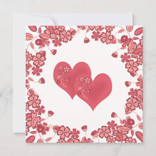 Liebe des roten Herzens Valentinstag (Vorderseite)