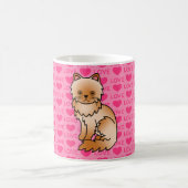 Liebe des Roten Persischen Katzes Kaffeetasse (Mittel)