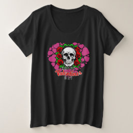 Liebe des Schädels - Frauen-Plus-T - Shirt