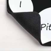 Liebe des Schwarz-I meine Mousepad (Ecke)