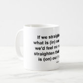 Liebe des Schwarzen Haars und der Schwarzen Haut Kaffeetasse (Vorderseite Links)