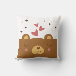 Liebe des Sleepy Bären Kissen