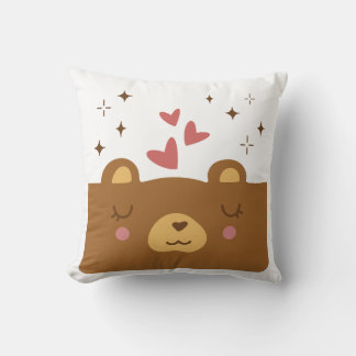 Liebe des Sleepy Bären Kissen