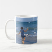 Liebe des Strandes und des Meeres Moderne Tasse de (Links)