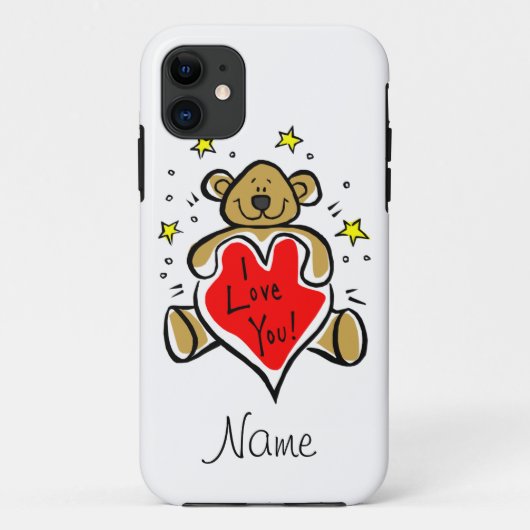 Liebe des Teddy-Bärn-I Sie iPhone 5 Fall Case-Mate iPhone Hülle (Rückseite)