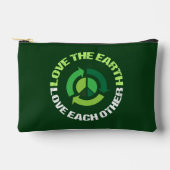 Liebe des Umweltbewusstseins der Erde Zubehörtasche (Vorderseite)