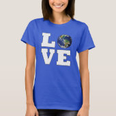Liebe des Umweltschutzes auf der Erde T-Shirt (Vorderseite)