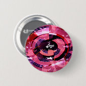 Liebe des Unabhängigkeitstages Button (Vorne & Hinten)