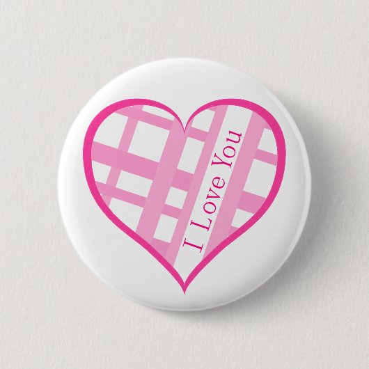 Liebe des Valentine-I Sie Herz Button (Vorderseite)