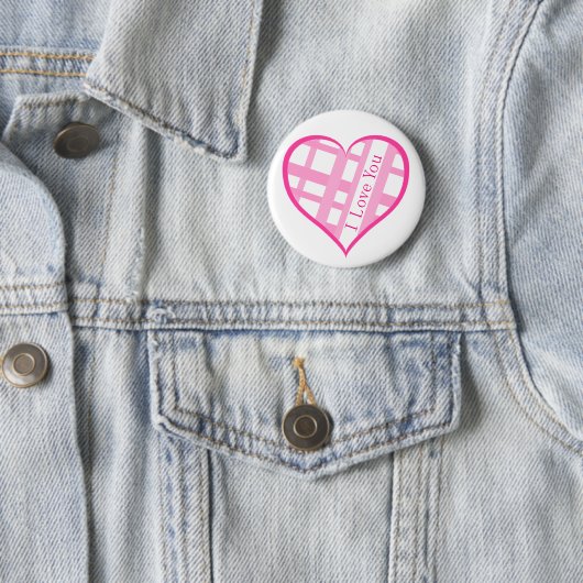 Liebe des Valentine-I Sie Herz Button (Beispiel)