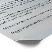 Liebe des Valentins Poster (Ecke)