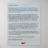 Liebe des Valentins Poster (Vorne)
