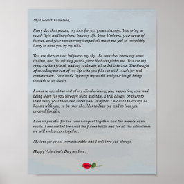 Liebe des Valentins Poster