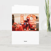 Liebe des Valentinstag Feiertagskarte (Rückseite)