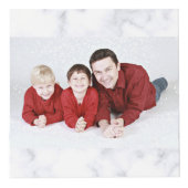 Liebe des Vaters Foto Collage 4 Bilder Würfel (Vorderseite)