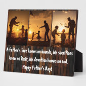 Liebe des Vaters Fotoplatte (Seite)