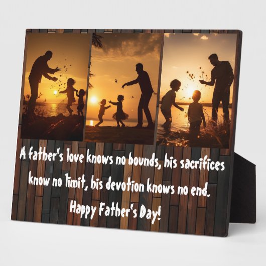 Liebe des Vaters Fotoplatte (Seite)