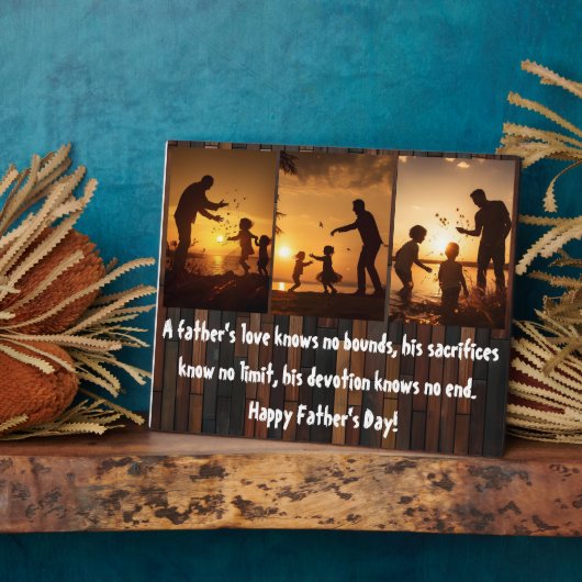 Liebe des Vaters Fotoplatte (Seite)