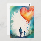 Liebe des Vaters Postkarte (Vorne/Hinten)