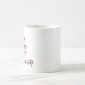 Liebe des Vaters - Vater & Baby Embrace Silhouette Kaffeetasse (Mittel)
