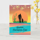 Liebe des Vaters zu den Sternen und zurück Karte (Gelbe Blume)