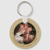 Liebe des Vaters: Zwei Fotos individuelles Angebot Schlüsselanhänger (Vorderseite)