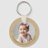 Liebe des Vaters: Zwei Fotos individuelles Angebot Schlüsselanhänger (Rückseite)