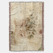 Liebe des Vintagen Pergaments mit Blume (7) Decke (Vorderseite Vertikal)