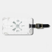 Liebe des Watercolorwanderlust-Abenteuer-III | Gepäckanhänger (Vorderseite horizontal)