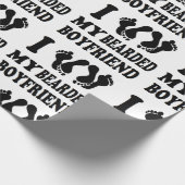 Liebe des Weihnachten I mein bärtiger Freund Geschenkpapier (Ecke)