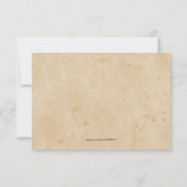 Liebe des Weinbaus Artistische Trauben Reaktion RS RSVP Karte (Rückseite)