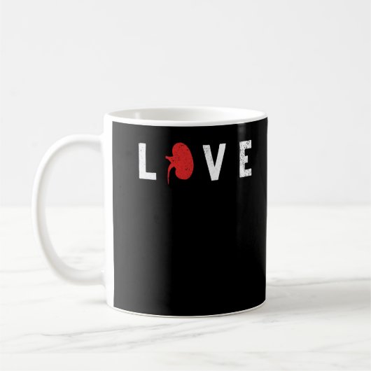 Liebe des Weltkidnechtages Kaffeetasse (Links)